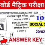 10th Social Science Answer key 2026