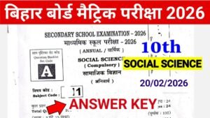 10th Social Science Answer key 2026